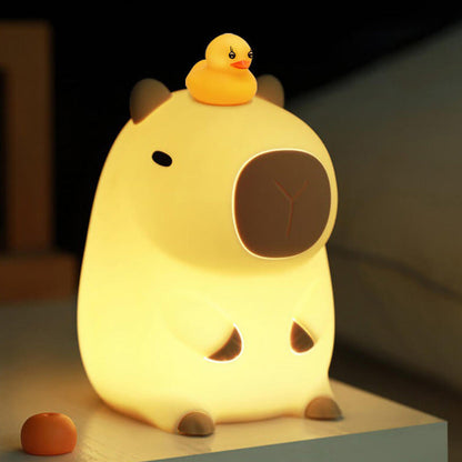 Capybara Cuddle Night Light