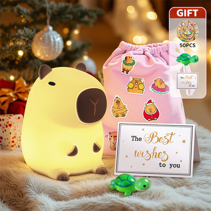 Capybara Cuddle Night Light