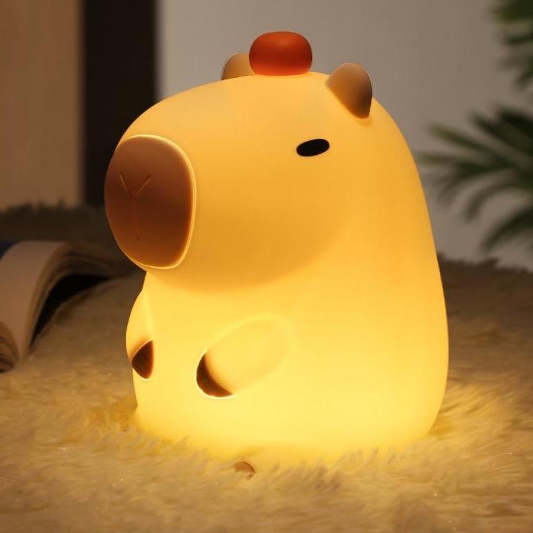 Capybara Cuddle Night Light