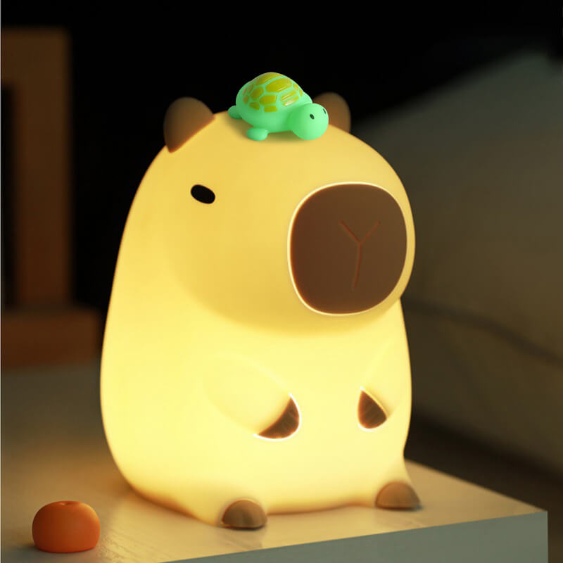 Capybara Cuddle Night Light